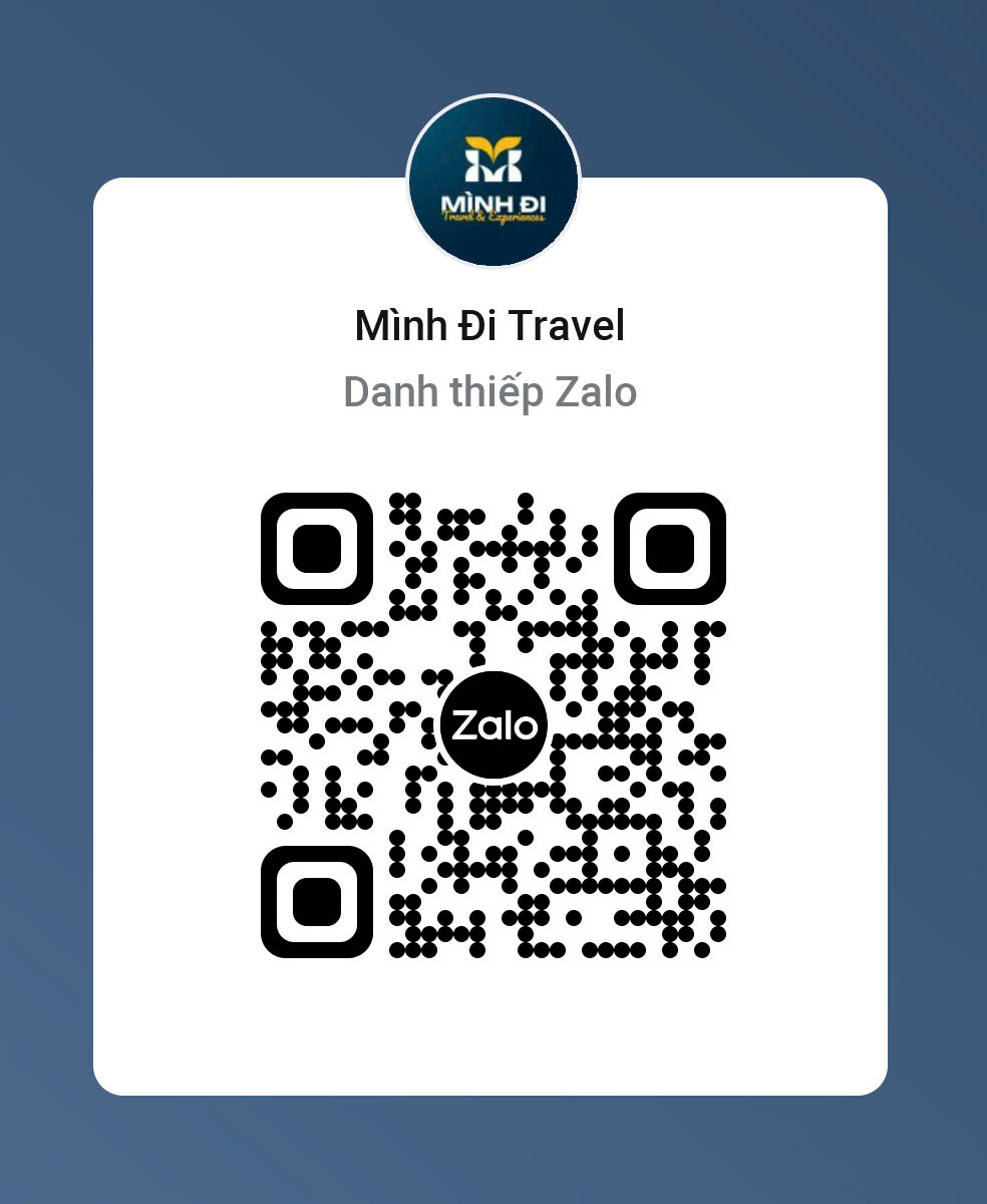 Mã QR Zalo chính thức của MÌNH ĐI Travel